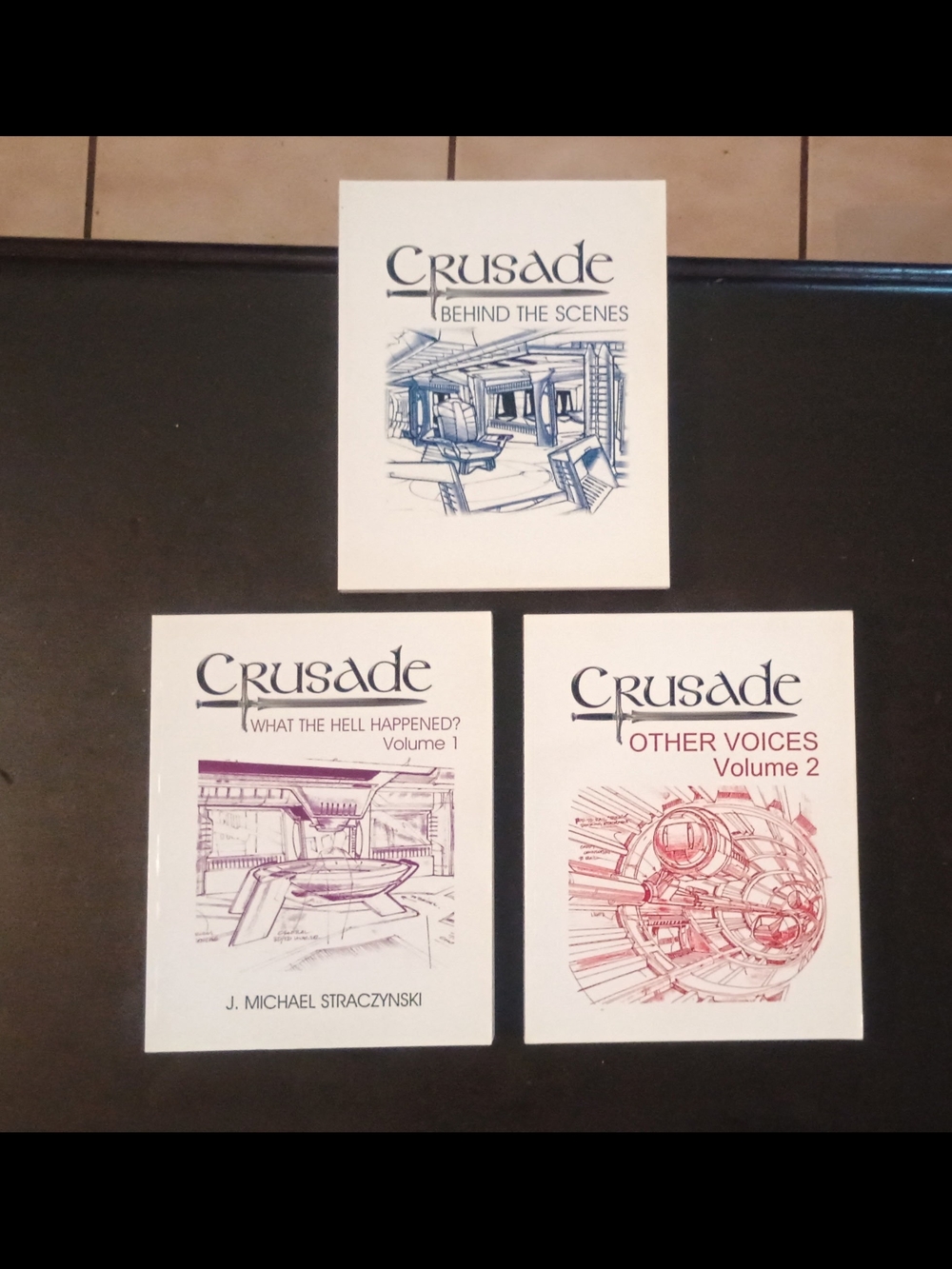Crusade Paperback Book Set – White with Blue and Red Artwork